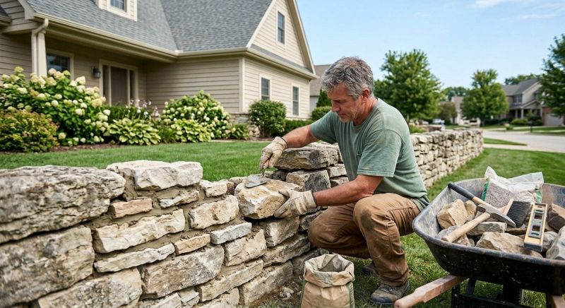 Brick Fence Repair in Seneca, SC