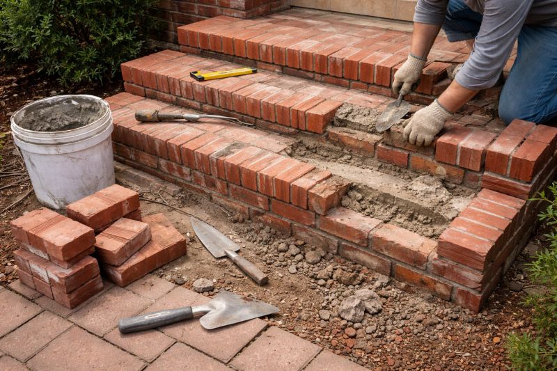 Brick Stairs Repair in Pendleton, SC