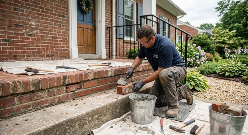 Brick Stairs Repair in Pickens County, SC
