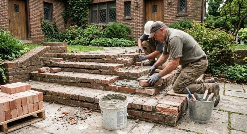 Brick Stairs Repair in Walhalla, SC