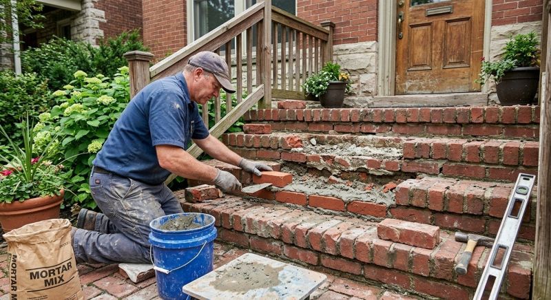 Brick Stoop Repair in Seneca, SC