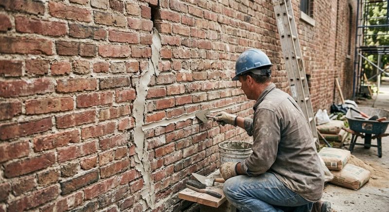 Brick Wall Repair in Toccoa, GA