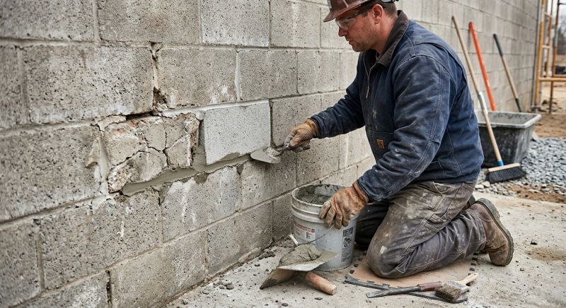 Concrete Block Repair in Oconee County, SC