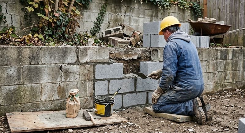 Concrete Block Repair in Oconee County, SC