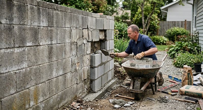 Concrete Block Repair in West Union, SC