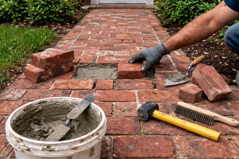 Entryway Brick Repair in Seneca, SC