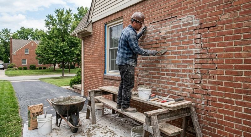 Entryway Brick Repair in Seneca, SC