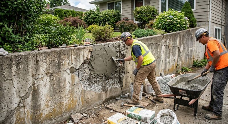 Retaining Wall Repair in Clemson, SC