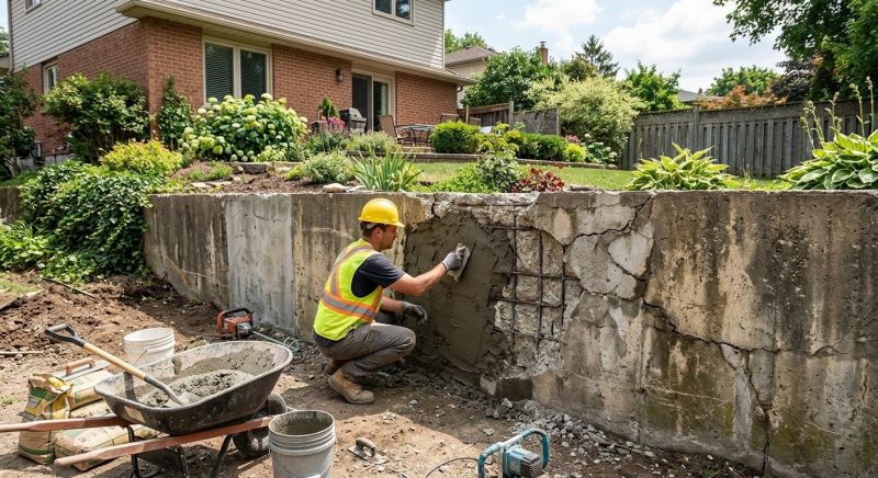 Retaining Wall Repair in Clemson, SC