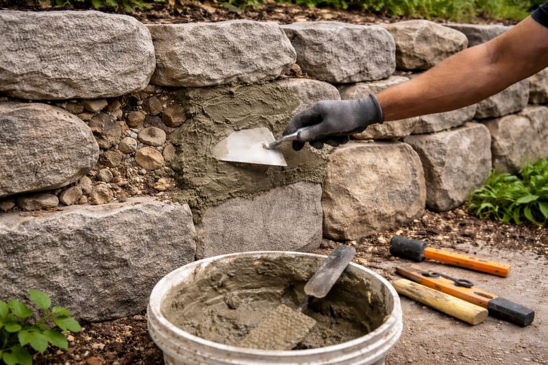 Retaining Wall Repair in Easley, SC