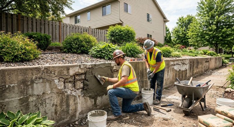Retaining Wall Repair in Fair Play, SC