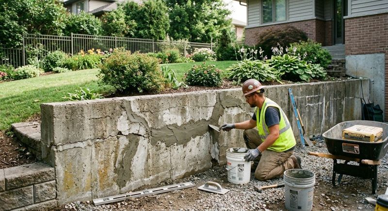 Retaining Wall Repair in West Union, SC