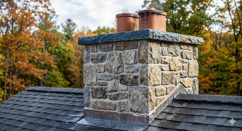 Stone Chimney Installation in Oconee County, SC