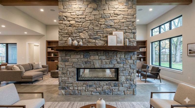 Stone Chimney Installation in Pickens, SC