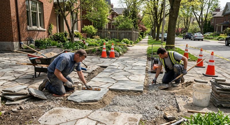 Stone Walkway Repair in Seneca, SC