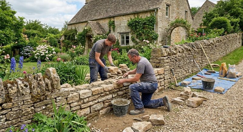 Stone Wall Repair in Oconee County, SC